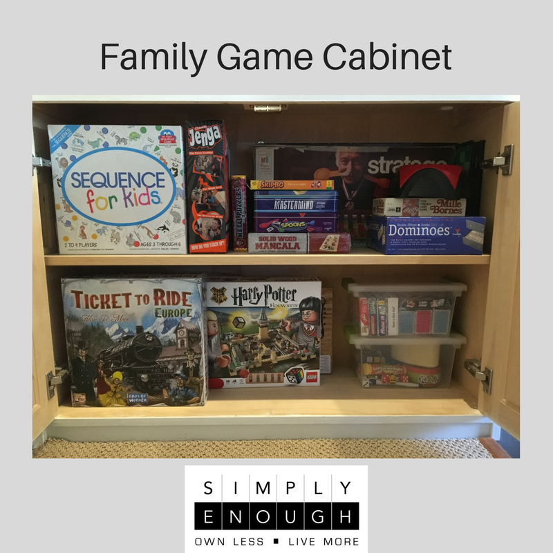 How to Organize Board Games - Intentional Living